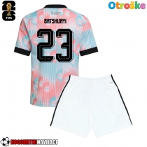 Otroške Nogometnih dresov Belgija Michy Batshuayi #23 Gostujoči SP 2026 Kratki rokavi (+ hlače)